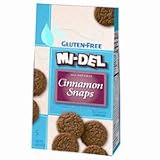 Mi-Del Cookies, Cinnamon Snaps, Gluten Free, 10 oz Bag