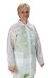 Condor 2KTT2 Lab Coat, Polypropylene, White, L, PK 25