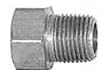 Inverted Flare Fitting 043: Tube Connector with External Pipe, 3/8" Tube Size x 3/8" Male Pipe