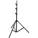 Westcott Pro 8' Free Sliding Lightstand with 5/8 Mounting Stud, 4 Sections with 3 Risers, Black Anodized.