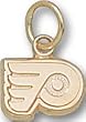 Philadelphia Flyers "P" Logo 1/4" Charm/Pendant -14K/10K, Stainless Steel or Gold Plated