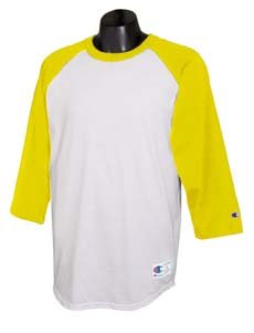Champion Adult 5.7 oz. Cotton Tagless Raglan Baseball Jersey