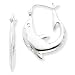 Sterling Silver Medium Dolphin Earrings