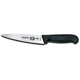 Victorinox Cutlery 6-Inch Chef's Knife, Black Fibrox Handle