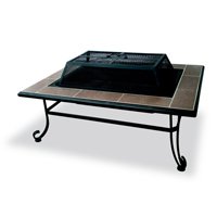 Rectangular Firepit With Ceramic Tile