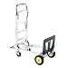 (Price/EA)Hide-Away Convertible Hand Truck Cart, 400lb Cap, 15-1/2w x 43d x 36h, Aluminum