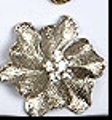Improving Lifestyles metal mesh look texture Ring Stretch Silver with crystals