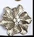 Improving Lifestyles metal mesh look texture Ring Stretch Silver with crystals