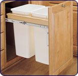 Double 50 Quart Pull-Out Waste Container