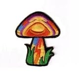 Embroidered Iron On Patch EP156 - Mushroom
