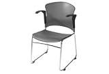 Plastic Chair With Armrests. Package of 4