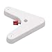 Harvard Apparatus 53-2352W Large V-Base, Nylon and Ss, Supports 1 Rod Up to 1/2" Dia