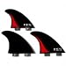 Sporting Goods : FCS TOM CARROLL REDLINE Performance Core Surfboard Tri Fin Set