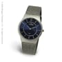 Skagen 233LTTN Mens Blue Face Titanium Mesh Bracelet Watch