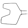 GE WB44K5012 Bake Element for Many GE, Hotpoint, RCA, and Sears Ovens