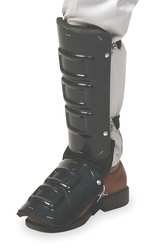 Industrial Grade 5T458 Shin Instep Guard, Pr