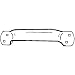 National Mfg. N100313 Door Pull
