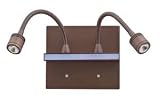 Access Lighting 70002LED-BRZ Epiphanie Gooseneck Wall Lamp, Bronze Finish