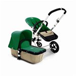 Bugaboo Cameleon Stroller - Sand Base - Green Fleece
