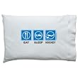 Eat, Sleep, Hockey Pillowcase