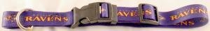 New! Medium Baltimore Ravens Dog Collar