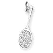 Sterling Silver Tennis Racquet Charm