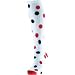 Apparel : Red Lion Dots Knee High Socks