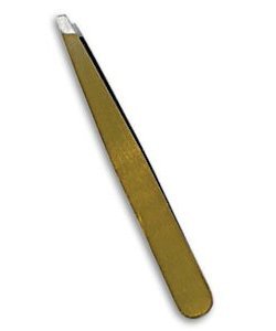 HealthPersonalCare: Solo Chestnut Slant Tip Eyebrow Tweezers.