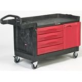 4548-88 TradeMaster  Cart with 4-Drawer and Cabinet, Large