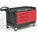 4548-88 TradeMaster  Cart with 4-Drawer and Cabinet, Large