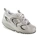 Skechers Women's Shape Up-Power Pressed Fitness Walking Shoe,White/Charcoal,6 M US