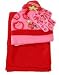 Berrt Cool Strawberry Shortcake Winter set- Gloves Scarf & Winter Hat