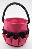 Shower Caddy - Craft Tote by Neatnix STUFF BUCKET in Hot Pink and Black