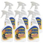 KIDS 'N' PETS Brand - LAUNDRY Stain & Odor Remover, 6 pack, 32 fluid ounce bottles (192 fluid ounces total)