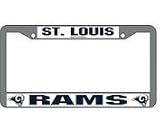 St Louis Rams Chrome License Plate Frame