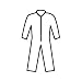 A30 Coveralls - KleenGuard® (w/ Zip Front & Elastic Back) - LOT OF 25 - X-Large