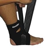 Captain Sports Adjustable Ankle Support with Spandex Wrap One Size Fits All - 1 Ea
