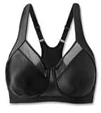 Champion Womens Powerback Underwire Sports Bra, Black, 34D
