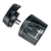 Kensington Products - AC Travel Plug Adapter, W/USB Charger, Black - Sold as 1 EA - USB and AC Travel Adapter works in more than 150 countries worldwide. Press button to slide out the appropriate plug for instant power or to charge your device. Adapter converts voltage for USB devices. Simply plug in your iPod, notebook, cell phone or other electronic device. Plug travel adapter into power outlet.