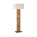 Arteriors - 72591-405 Chet Natural Wax Ribbed Wood Floor Lamp