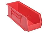 Akro Bins Stacking Bin 5-1/2 X 14-3/4 X 5 Red. Package of 12