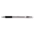 Pilot EasyTouch Stick Ballpoint Pen, Fine Point, 0.70 mm, Clear Barrel, Black Ink  12-Count (32001)