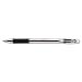 Pilot EasyTouch Stick Ballpoint Pen, Fine Point, 0.70 mm, Clear Barrel, Black Ink  12-Count (32001)