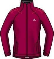 Adidas Damen Laufjacke Sn R Fl, sharp red f11/turbo f11, 40, O59175