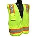 Radians SV46GXL Class 2 Breakaway Survey Safety Vests, Two Tone Green, Extra Large