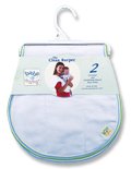 Babe Ease Yellow Pinstripe Clean Burper - 2 Pack 0859