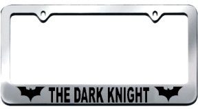  Batman The Dark Knight License Plate Frame