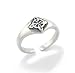 Sterling Silver Celtic Knot North Star Toe Ring or Pinky Ring