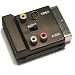 Kitchen & Housewares : Scart Break-out Adaptor - Audio/Video And S-VHS Nickel Plated