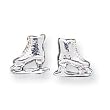 Sterling Silver Ice Skate Mini Earrings